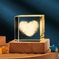 3D Crystal Cube Night Lamp