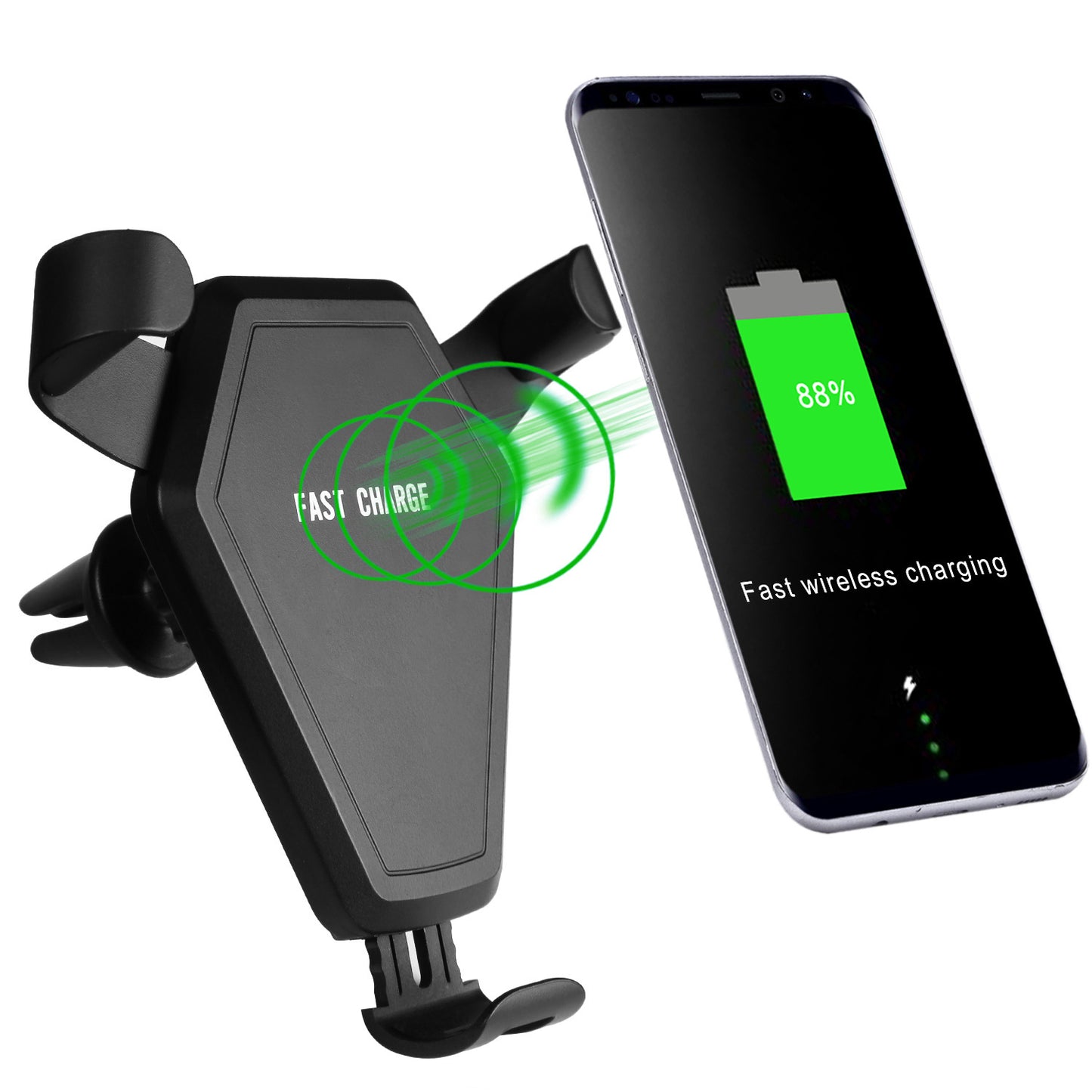 Car Charger with Phone Mount