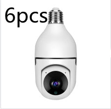 Caméra WiFi 1080P Ampoule Zoom 4X Caméra E27 Maison 5GWiFi Alarme Moniteur